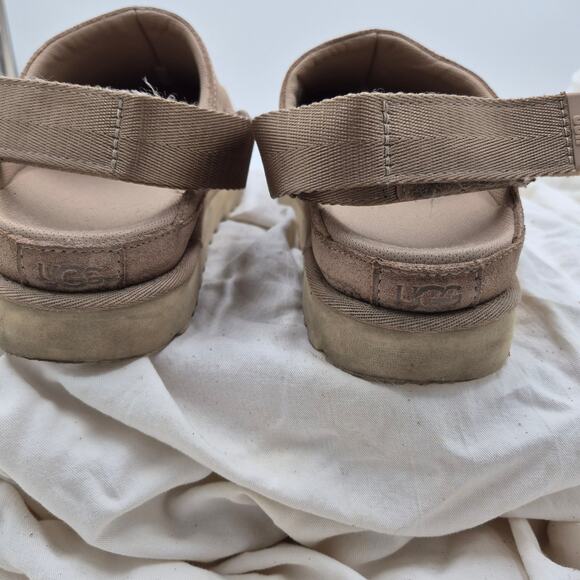 UGG Goldenstar Cozy Clog Slip-on Beige Women's size 8 - Picture 4 of 11